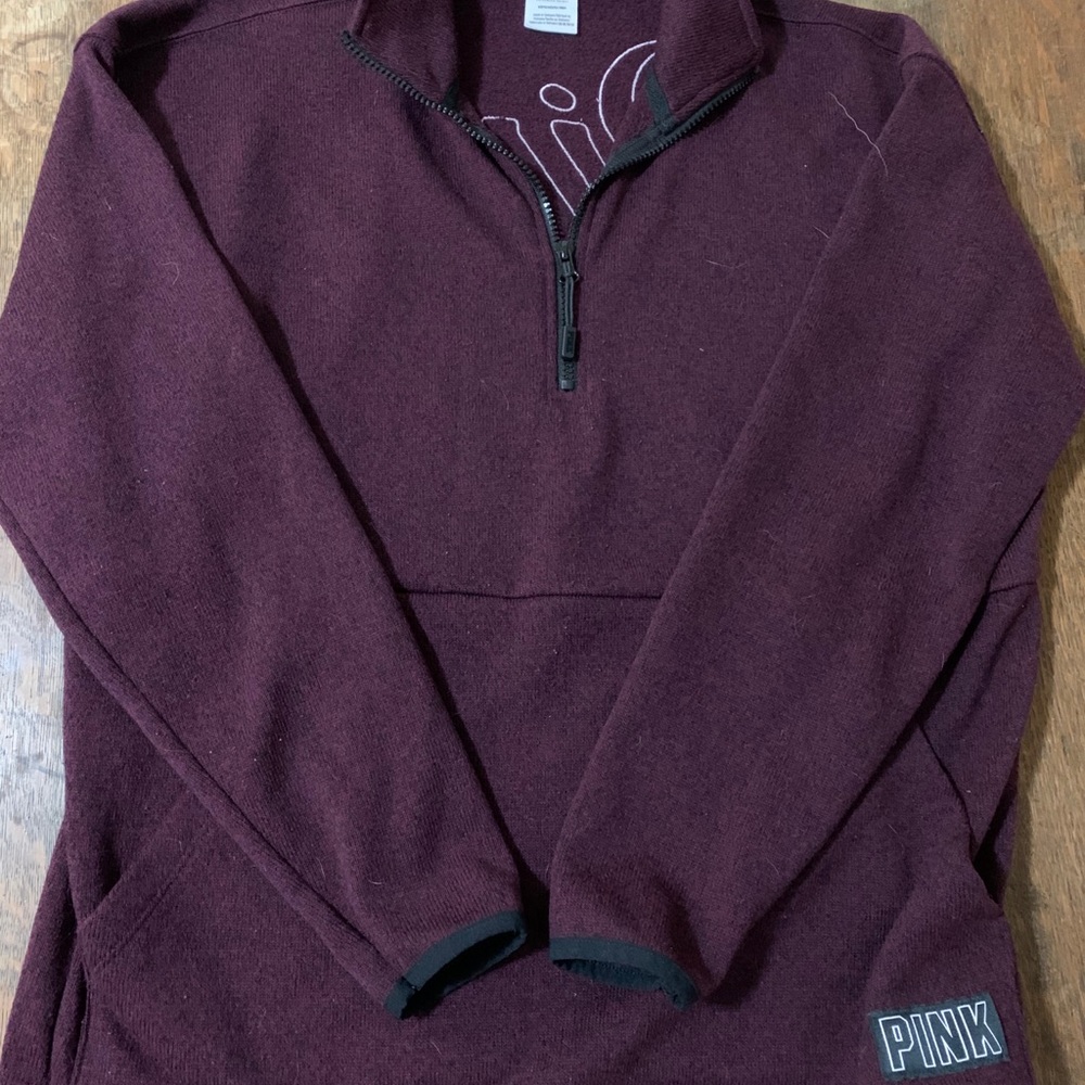 PINK by Victoria Secret half zip thermal jacket